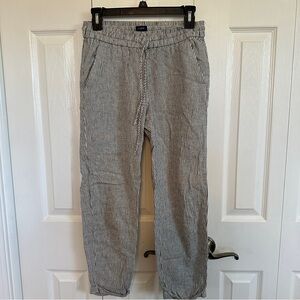 Linen Beachy Striped Pants